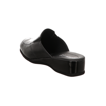 Rohde Damen Pantoffel Mandal in schwarz