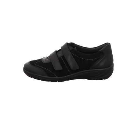 Semler Damen Slipper bequem Birgit in schwarz