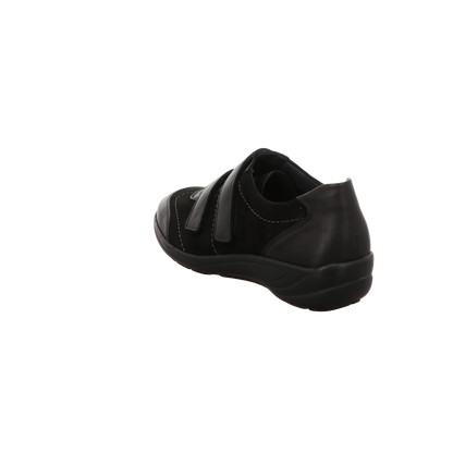 Semler Damen Slipper bequem Birgit in schwarz