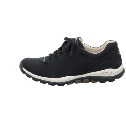 Gabor Damen Schnürschuh bequem Rolling Soft in dunkelblau