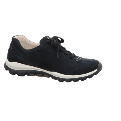 Gabor Damen Schnürschuh bequem Rolling Soft in dunkelblau