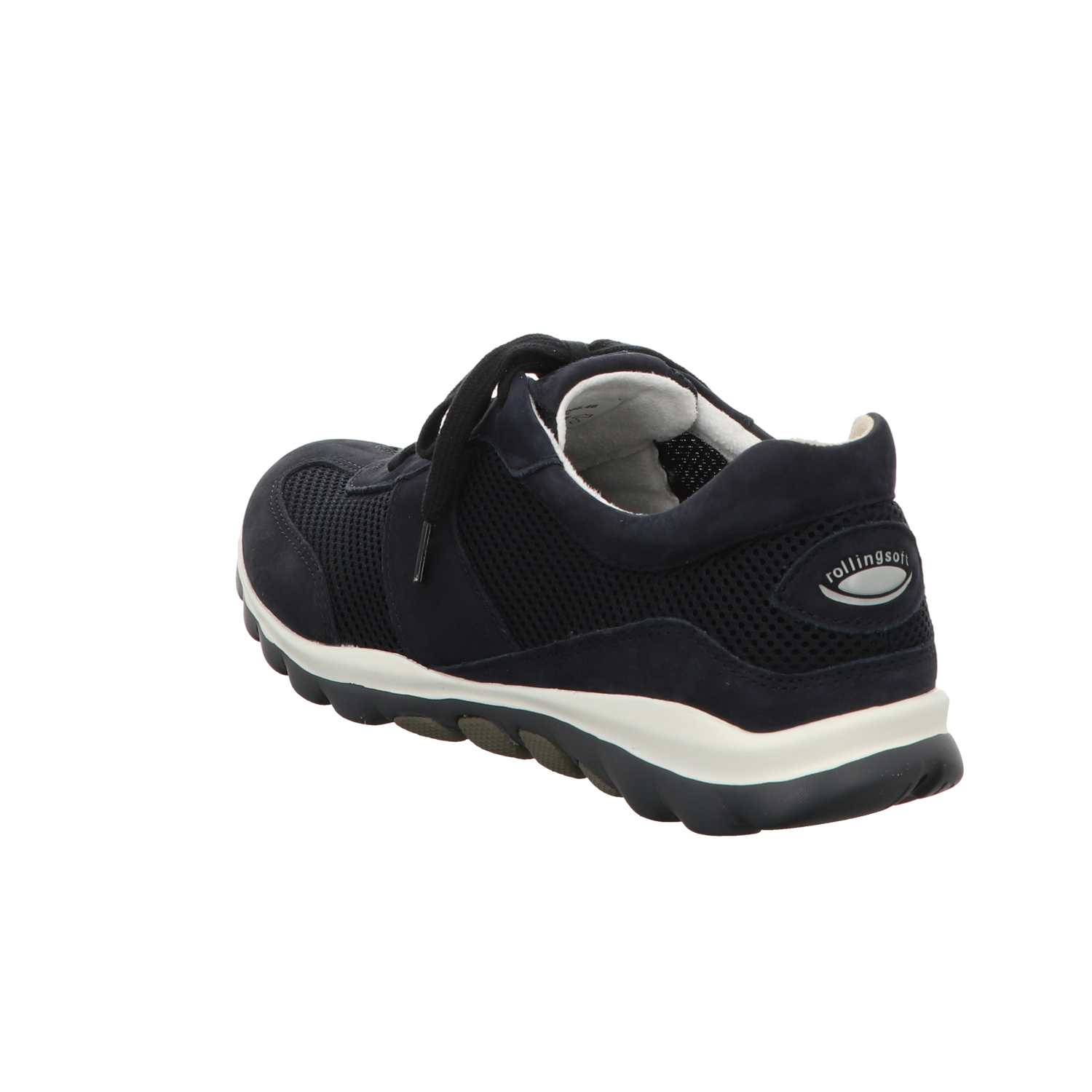 Gabor Damen Schnürschuh bequem Rolling Soft in dunkelblau
