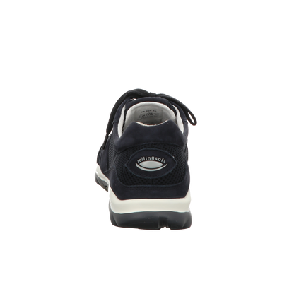 Gabor Damen Schnürschuh bequem Rolling Soft in dunkelblau