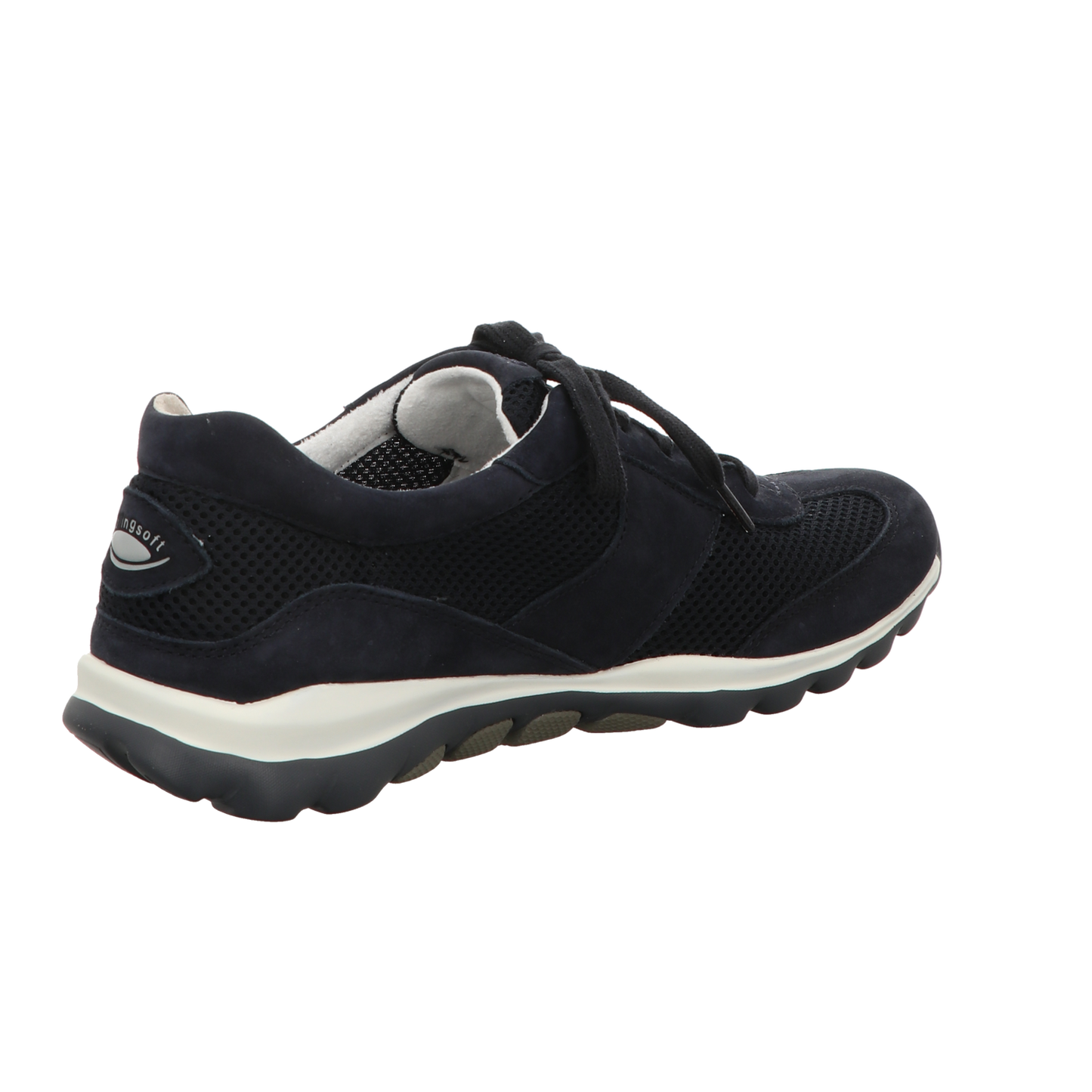 Gabor Damen Schnürschuh bequem Rolling Soft in dunkelblau