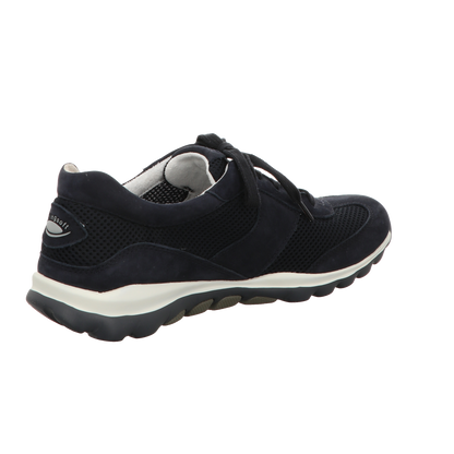 Gabor Damen Schnürschuh bequem Rolling Soft in dunkelblau