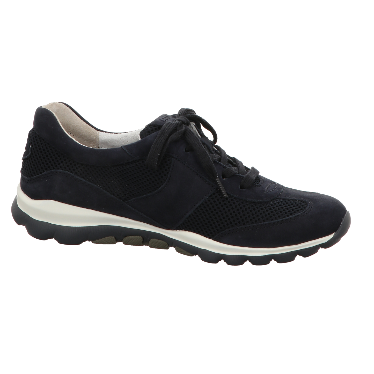 Gabor Damen Schnürschuh bequem Rolling Soft in dunkelblau