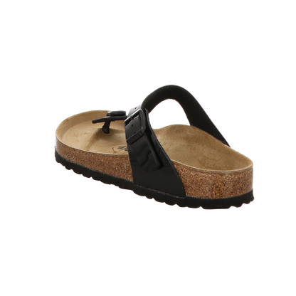 Birkenstock Damen Pantolette Gizeh in schwarz
