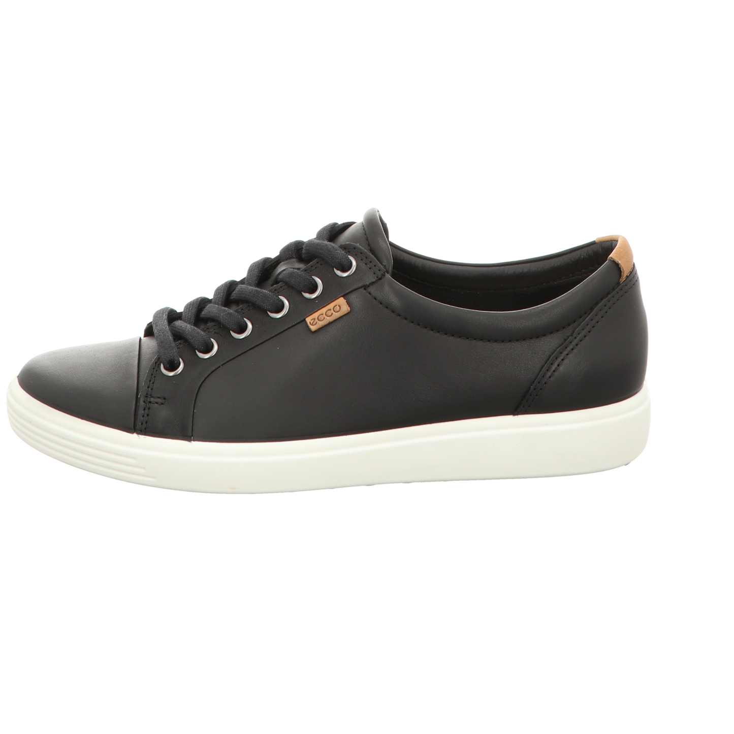 Ecco Damen Schnürschuh Soft 2.0 in schwarz