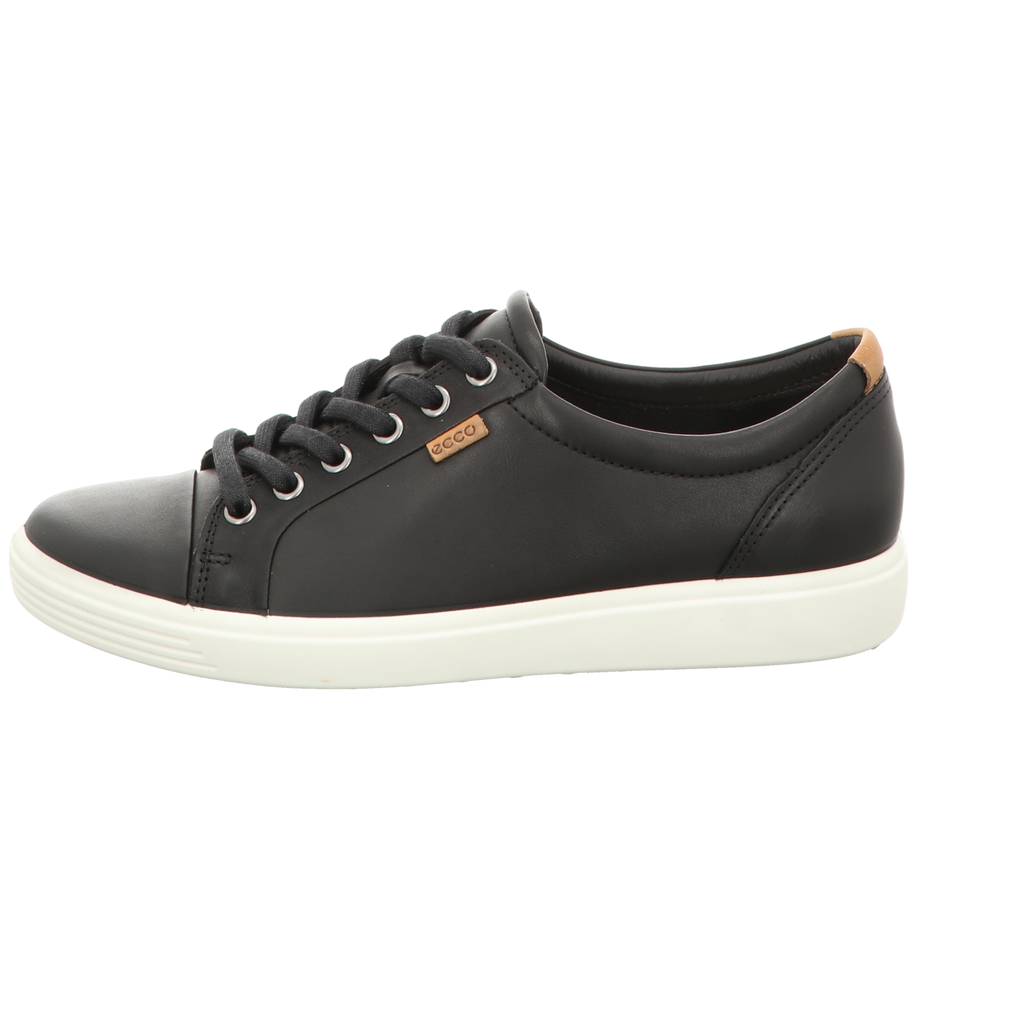Ecco Damen Schnürschuh Soft 2.0 in schwarz