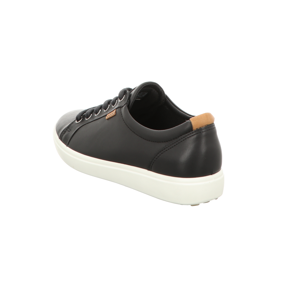 Ecco Damen Schnürschuh Soft 2.0 in schwarz