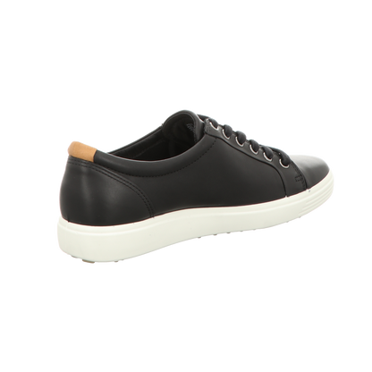Ecco Damen Schnürschuh Soft 2.0 in schwarz