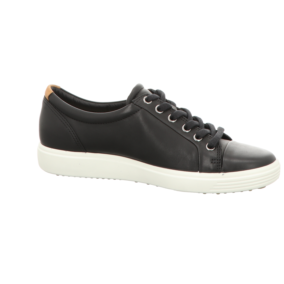 Ecco Damen Schnürschuh Soft 2.0 in schwarz