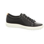 Ecco Damen Schnürschuh Soft 2.0 in schwarz