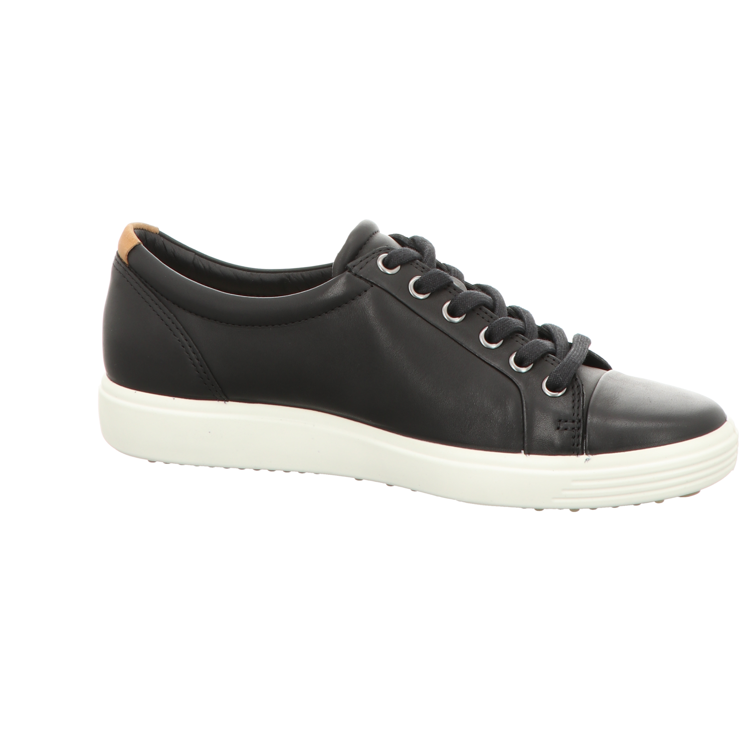 Ecco Damen Schnürschuh Soft 2.0 in schwarz
