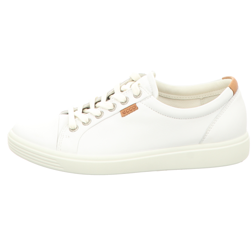 Ecco Damen Schnürschuh Soft 7 in weiss