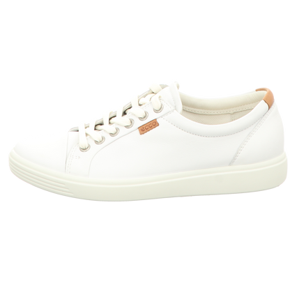 Ecco Damen Schnürschuh Soft 7 in weiss