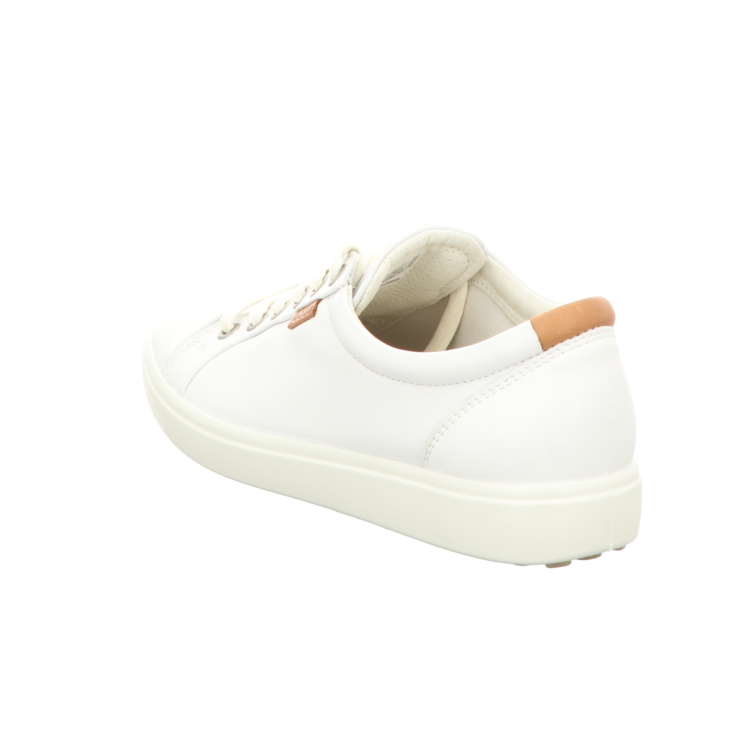 Ecco Damen Schnürschuh Soft 7 in weiss