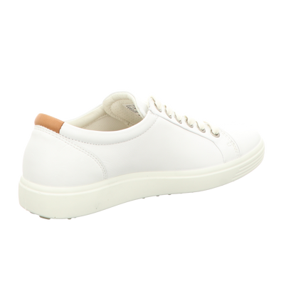 Ecco Damen Schnürschuh Soft 7 in weiss