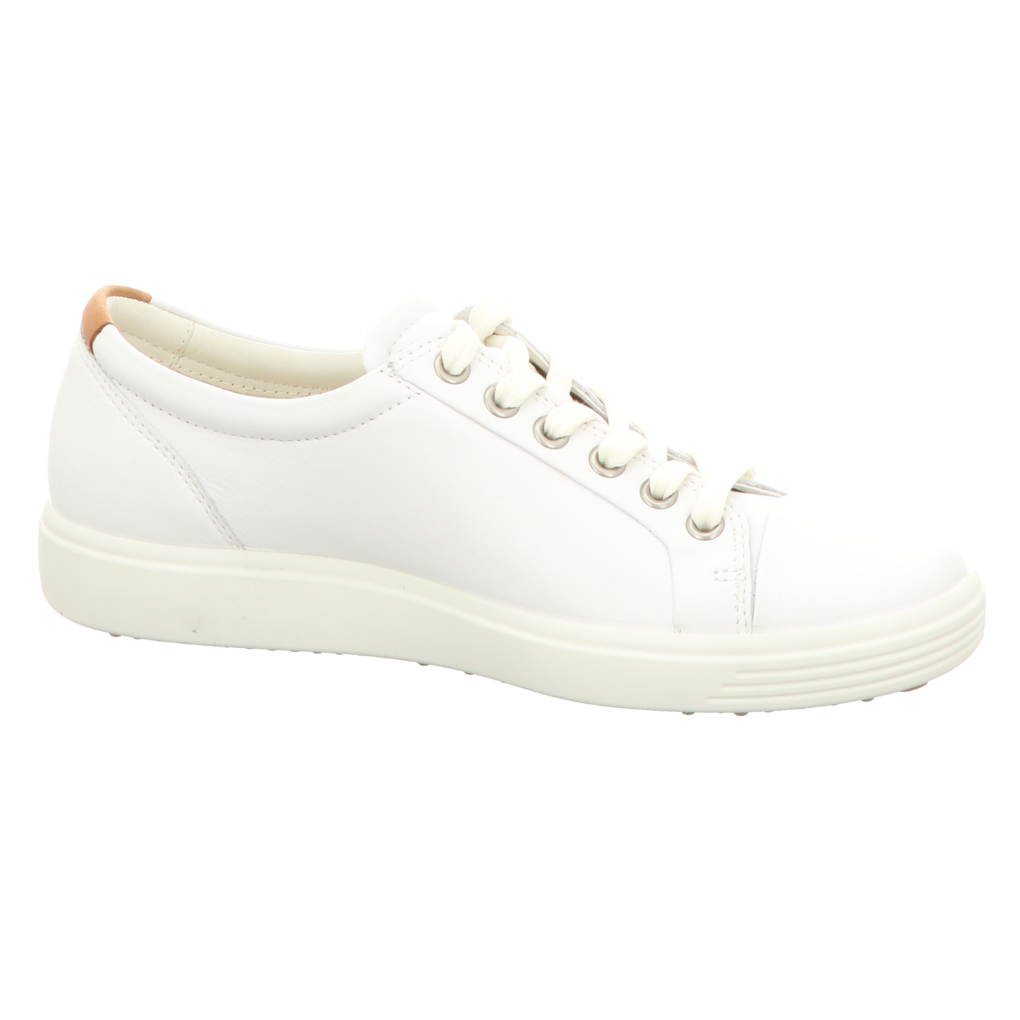 Ecco Damen Schnürschuh Soft 7 in weiss