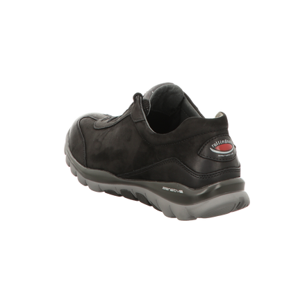 Gabor Damen Schnürschuh bequem Rolling Soft in schwarz