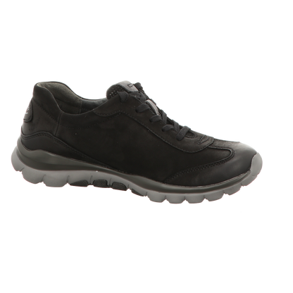 Gabor Damen Schnürschuh bequem Rolling Soft in schwarz