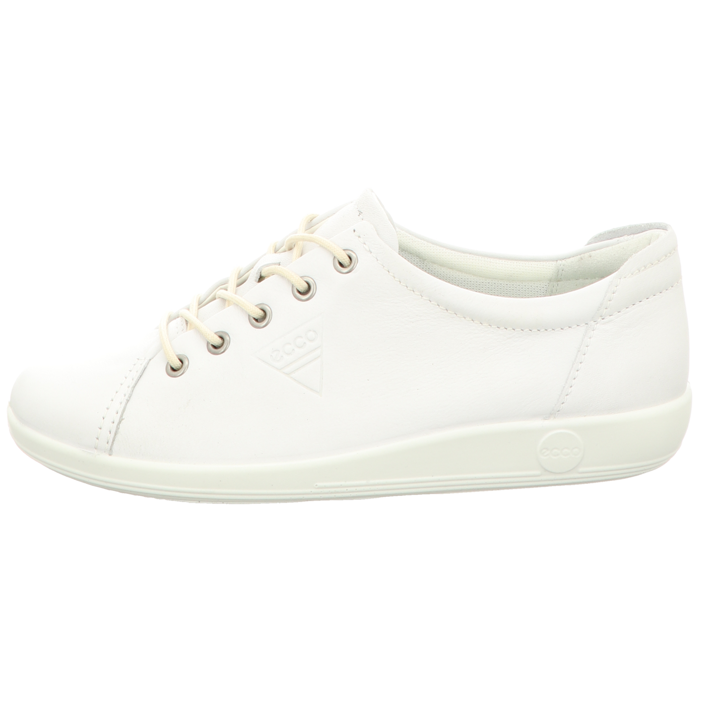 Ecco Damen Schnürschuh Soft 2.0 in weiss