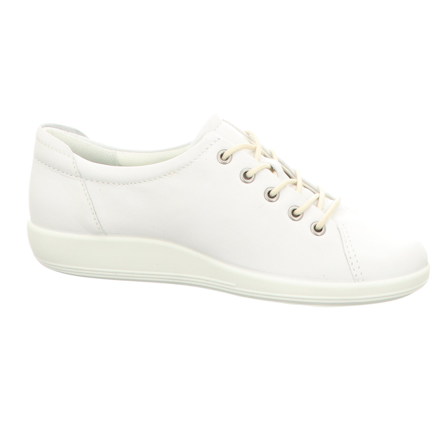 Ecco Damen Schnürschuh Soft 2.0 in weiss