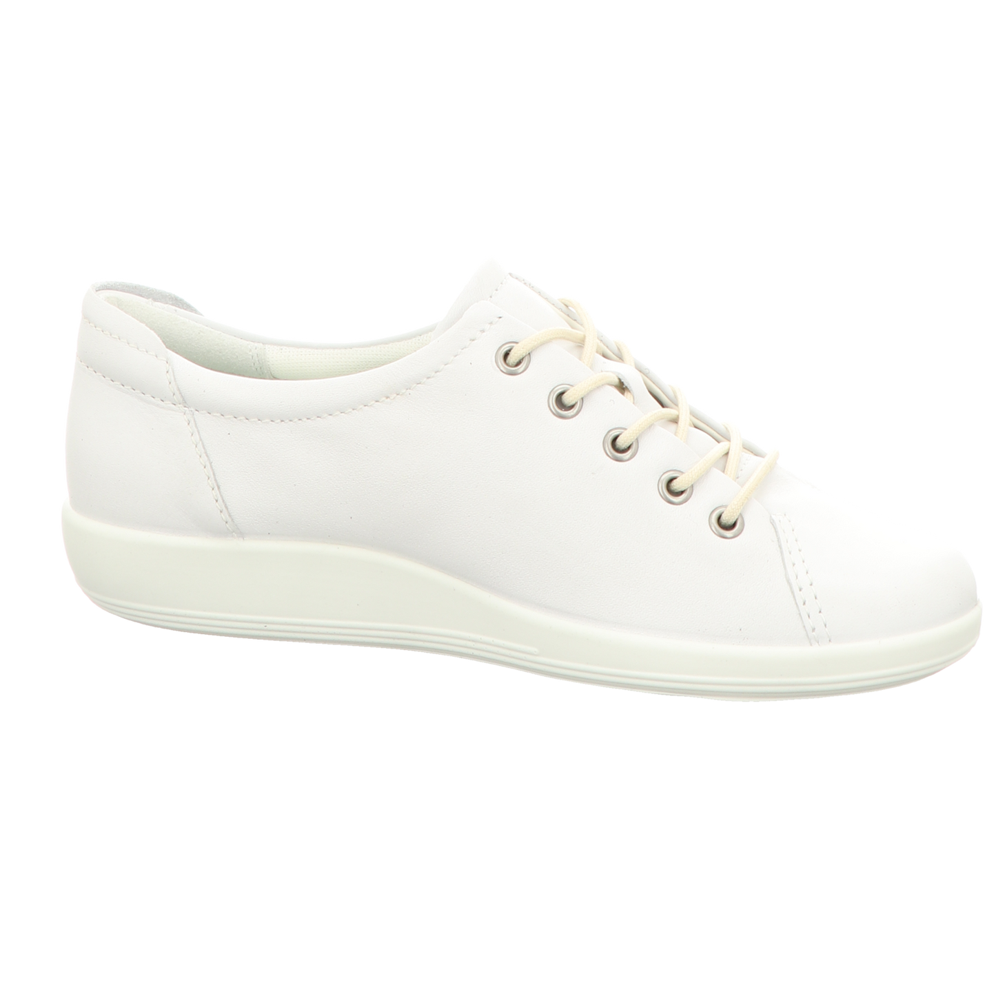 Ecco Damen Schnürschuh Soft 2.0 in weiss