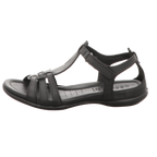 Ecco Damen Sandale Flash in schwarz