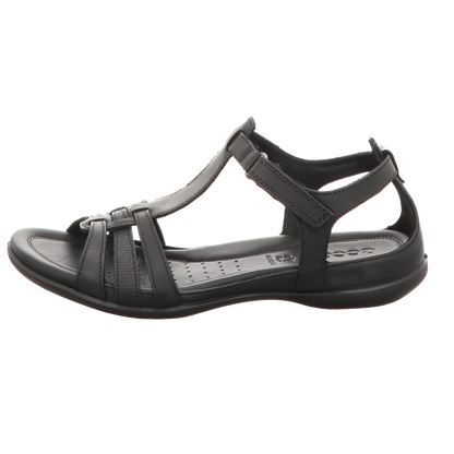 Ecco Damen Sandale Flash in schwarz