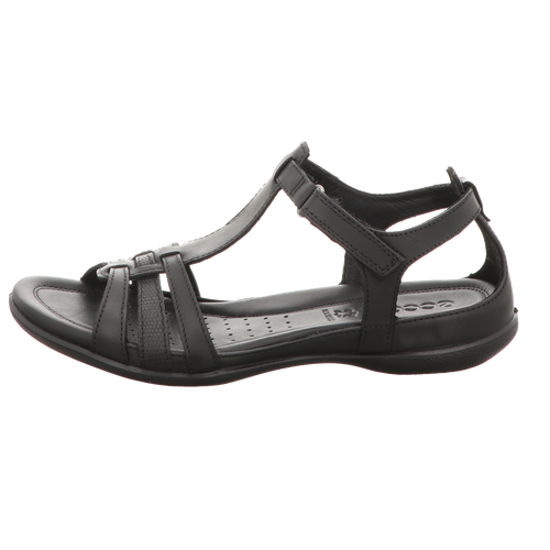 Ecco Damen Sandale Flash in schwarz