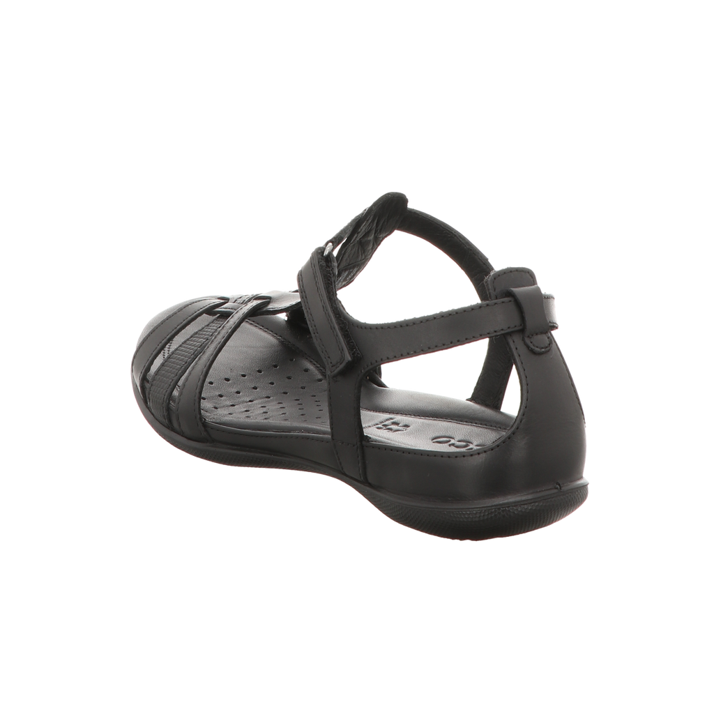 Ecco Damen Sandale Flash in schwarz