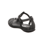 Ecco Damen Sandale Flash in schwarz