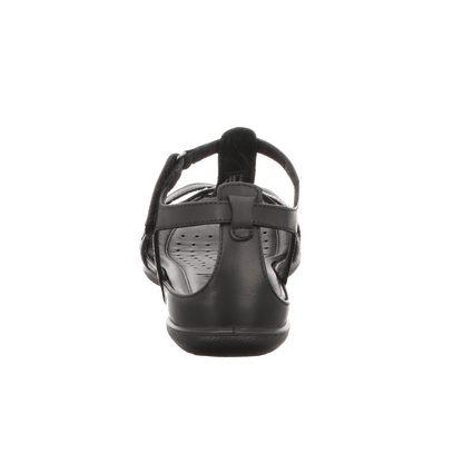 Ecco Damen Sandale Flash in schwarz