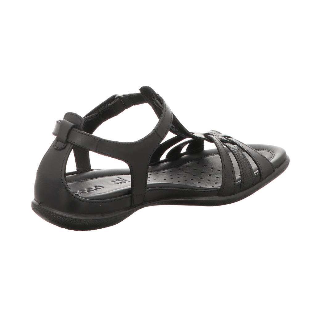 Ecco Damen Sandale Flash in schwarz