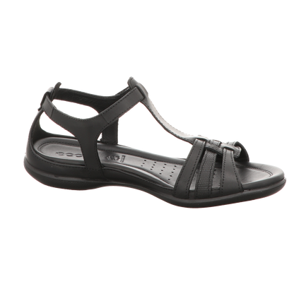 Ecco Damen Sandale Flash in schwarz