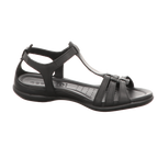 Ecco Damen Sandale Flash in schwarz
