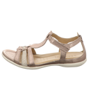 Ecco Damen Sandale Flash in grau