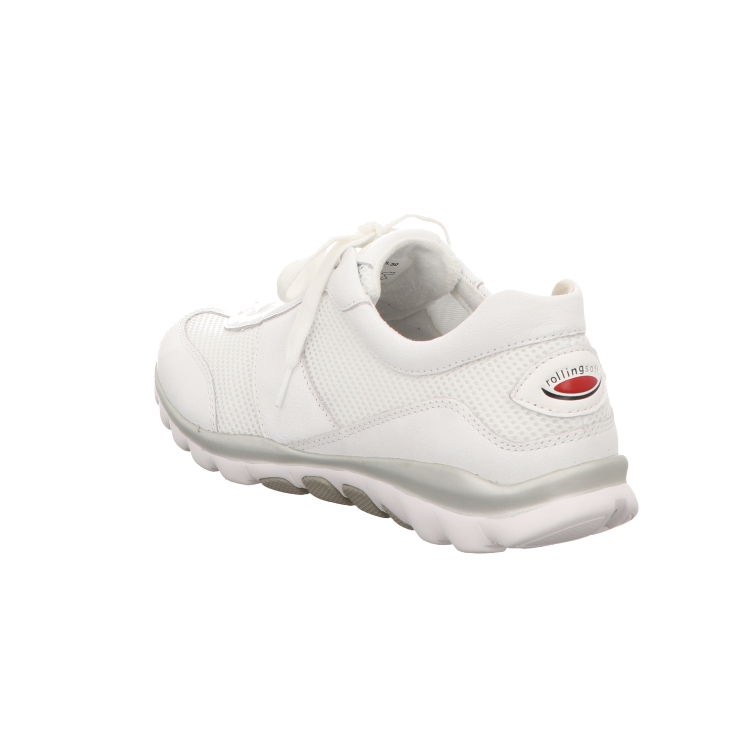 Gabor Damen Schnürschuh bequem Rolling Soft in weiss