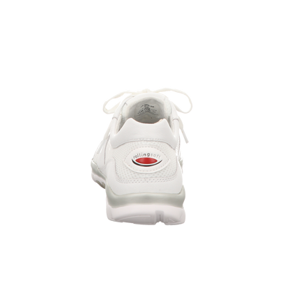 Gabor Damen Schnürschuh bequem Rolling Soft in weiss