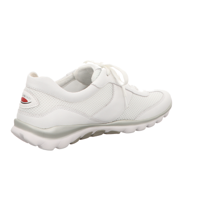 Gabor Damen Schnürschuh bequem Rolling Soft in weiss