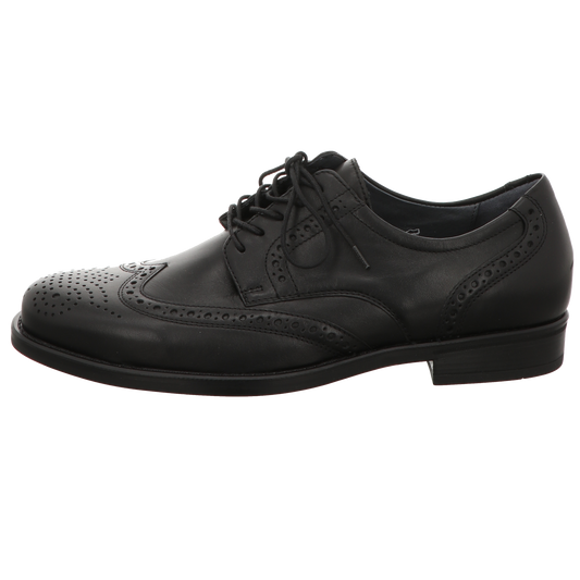 Waldläufer Damen Schnürschuh Henry in schwarz