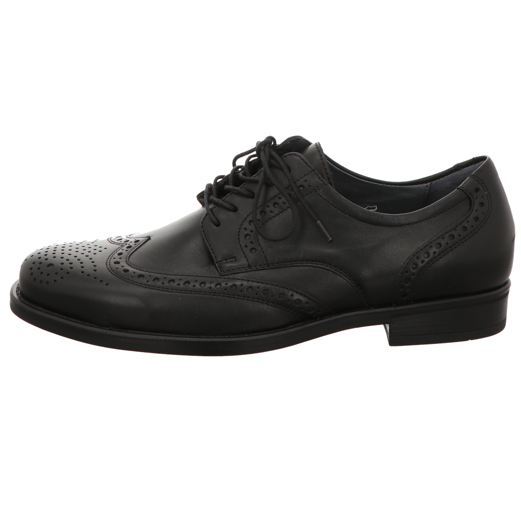 Waldläufer Damen Schnürschuh Henry in schwarz