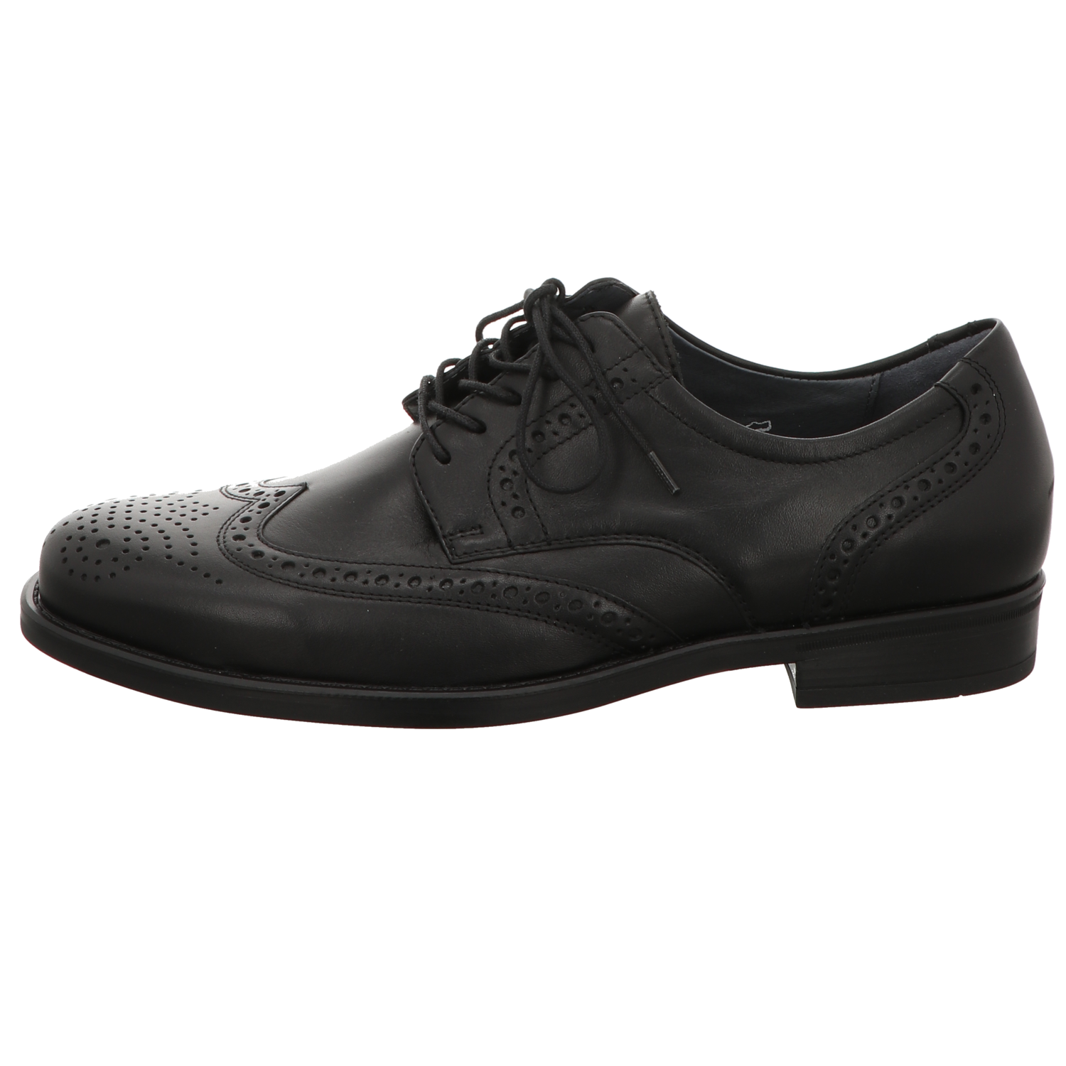 Waldläufer Damen Schnürschuh Henry in schwarz