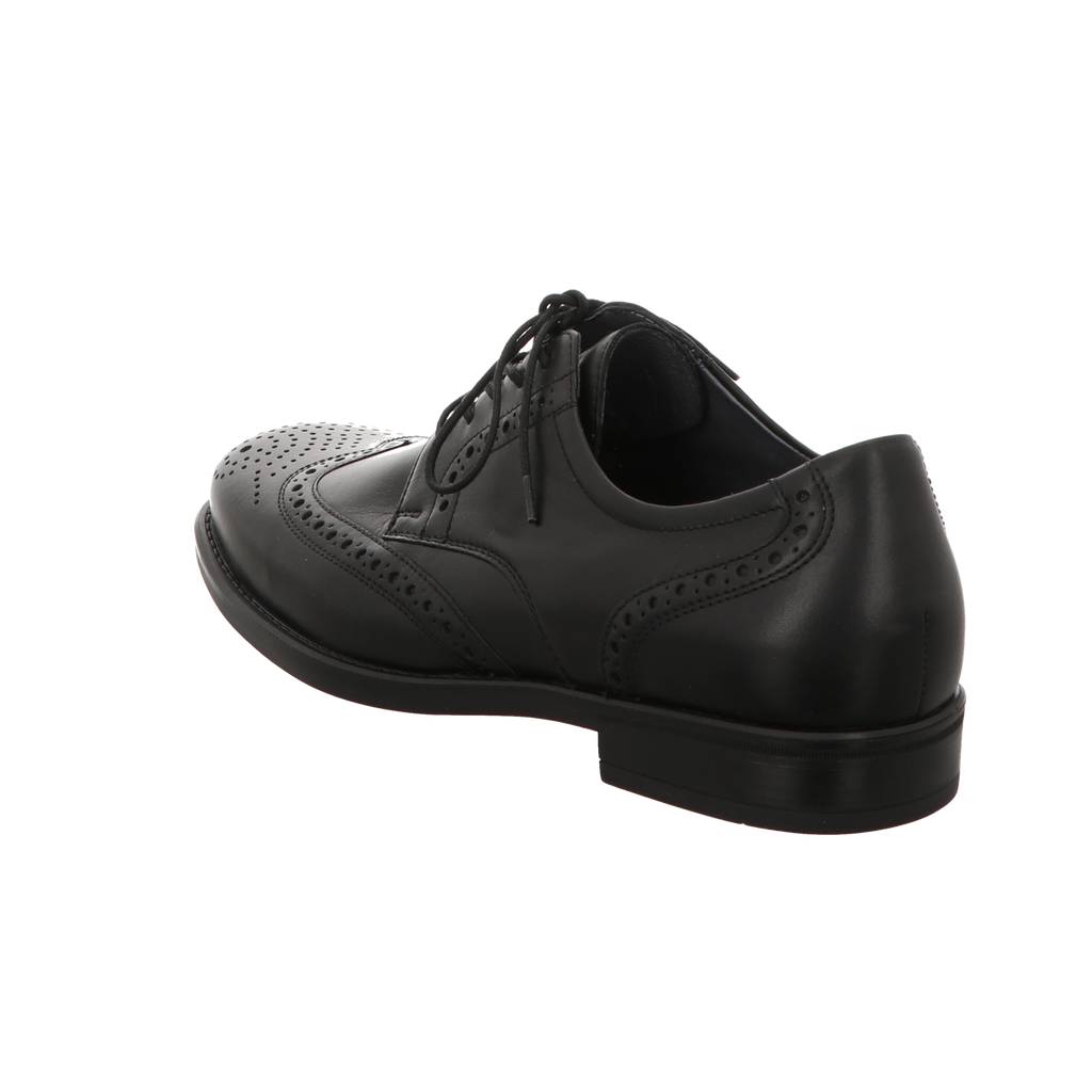 Waldläufer Damen Schnürschuh Henry in schwarz