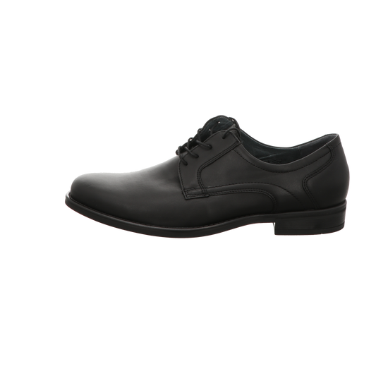 Waldläufer Herren Schnürschuh Henry in schwarz