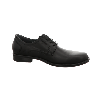 Waldläufer Herren Schnürschuh Henry in schwarz