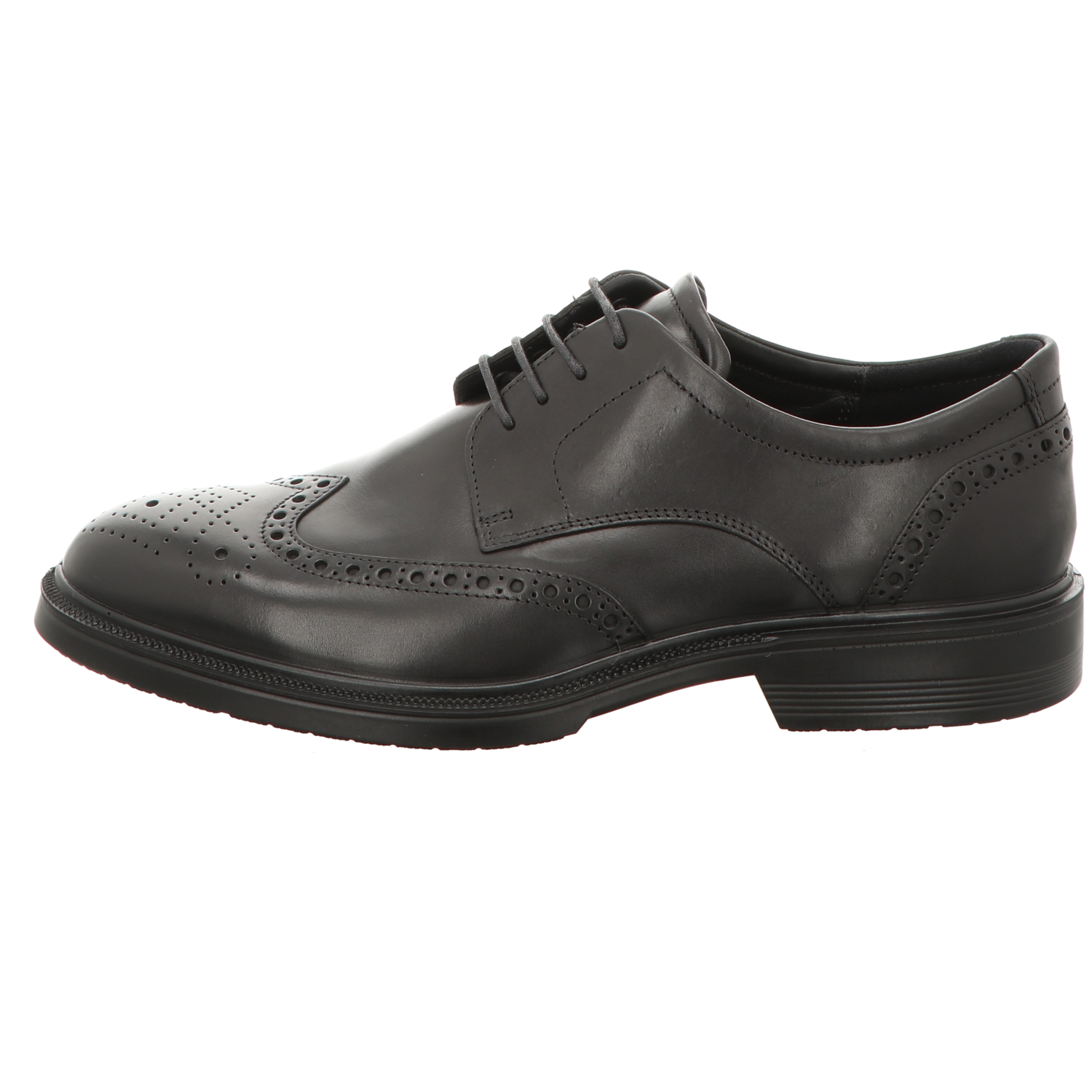 Ecco Herren Schnürschuh Lisbon in schwarz