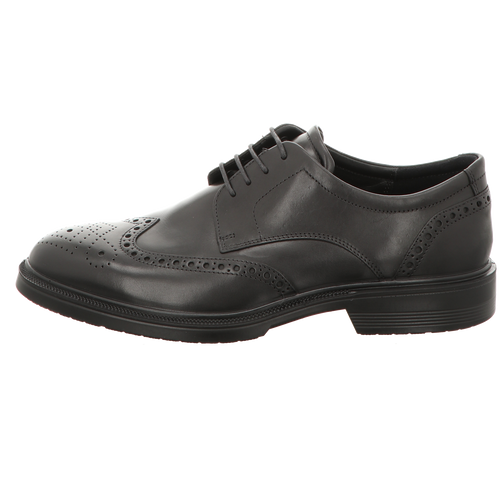 Ecco Herren Schnürschuh Lisbon in schwarz