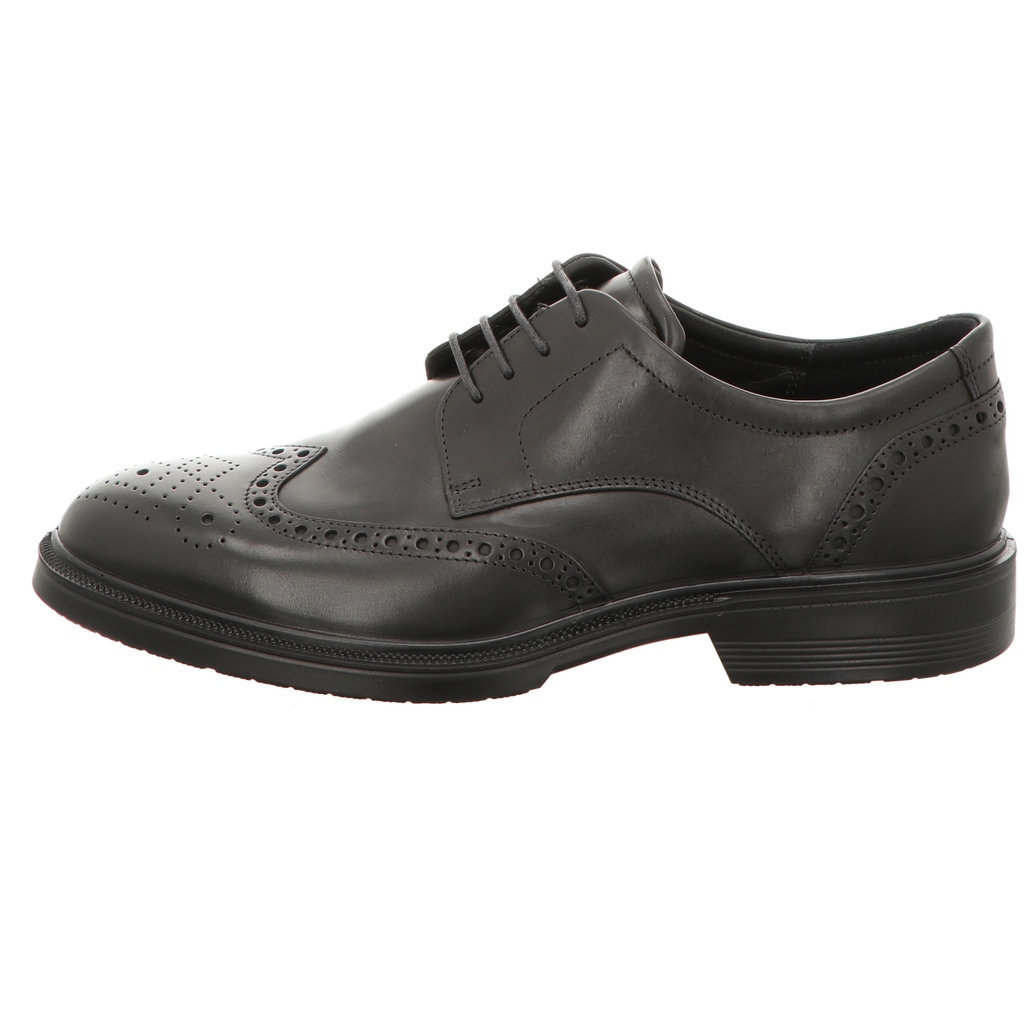 Ecco Herren Schnürschuh Lisbon in schwarz